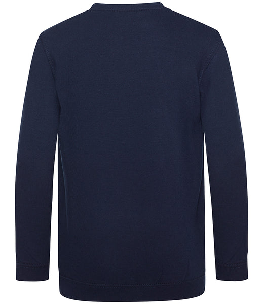 Blank Navy V-Neck