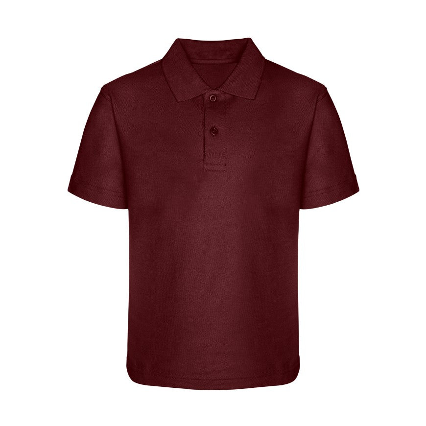 Burgundy Polo-shirt – School Threads