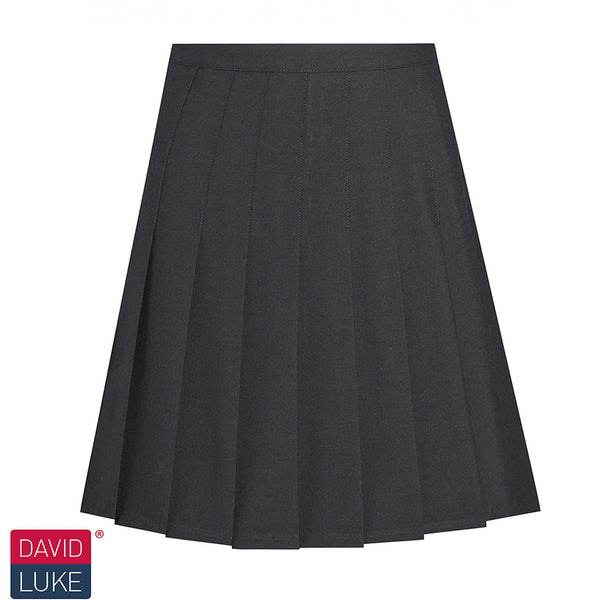 David Luke Stitched Down Knife Pleat Skirt