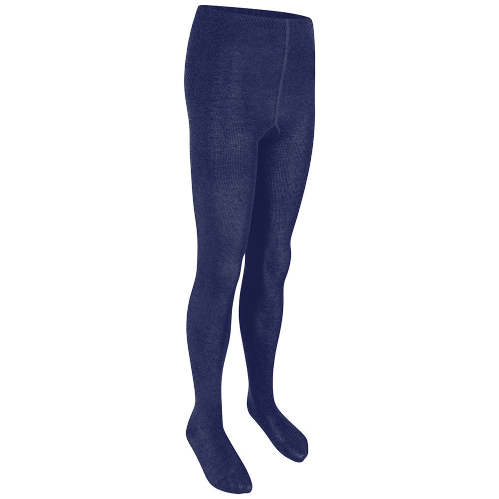 Cotton Rich Tights (2 Pack) - Navy