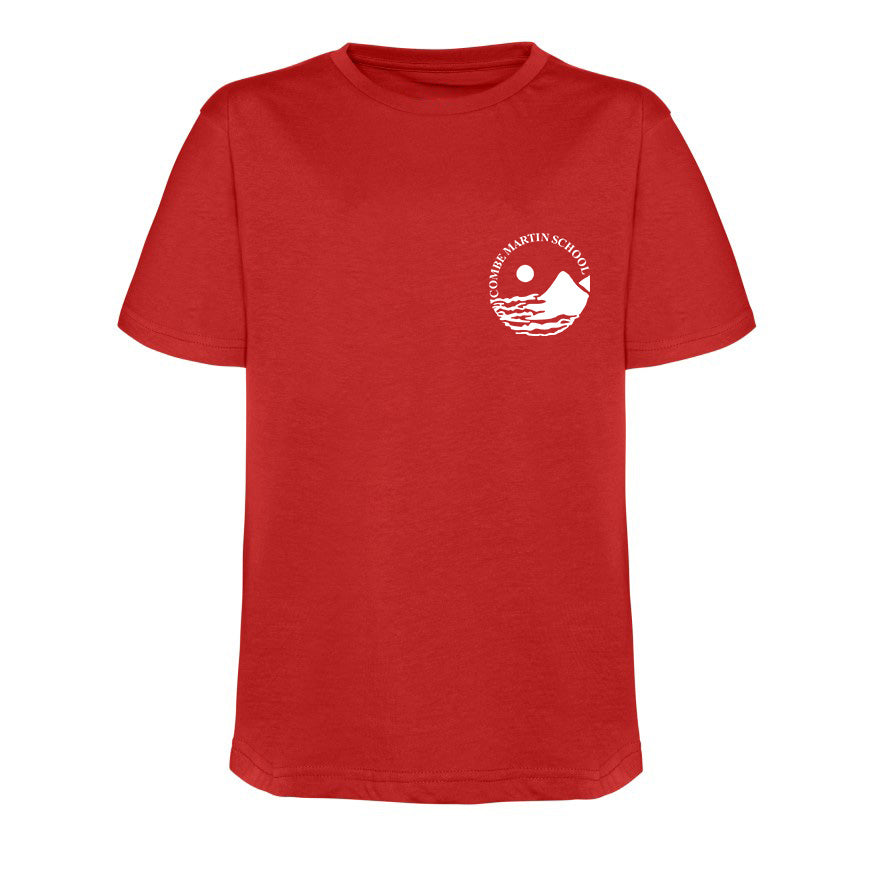 Combe Martin Primary PE T-shirt RED