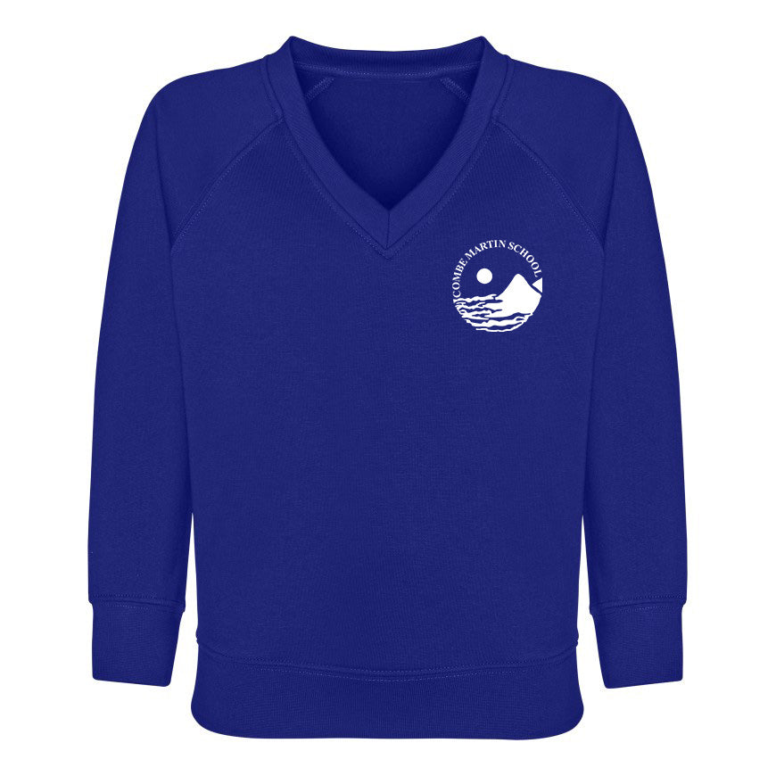 Combe Martin Primary V-Neck Sweatshirt