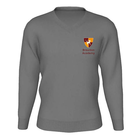 Braunton Academy V-Neck Jumper - Clearance