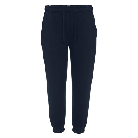 Navy Polycotton Joggers