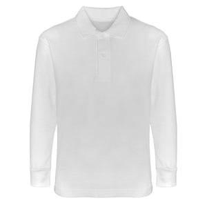 White Polo-shirt - Longsleeve